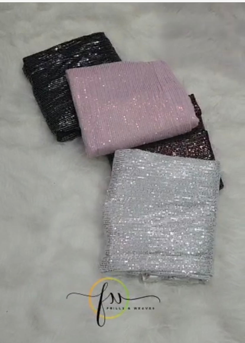 Sequence partywear beautiful saree