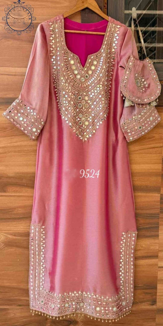Giraffe indpired tissue dress stitched dress Indian dress Partywear dresses