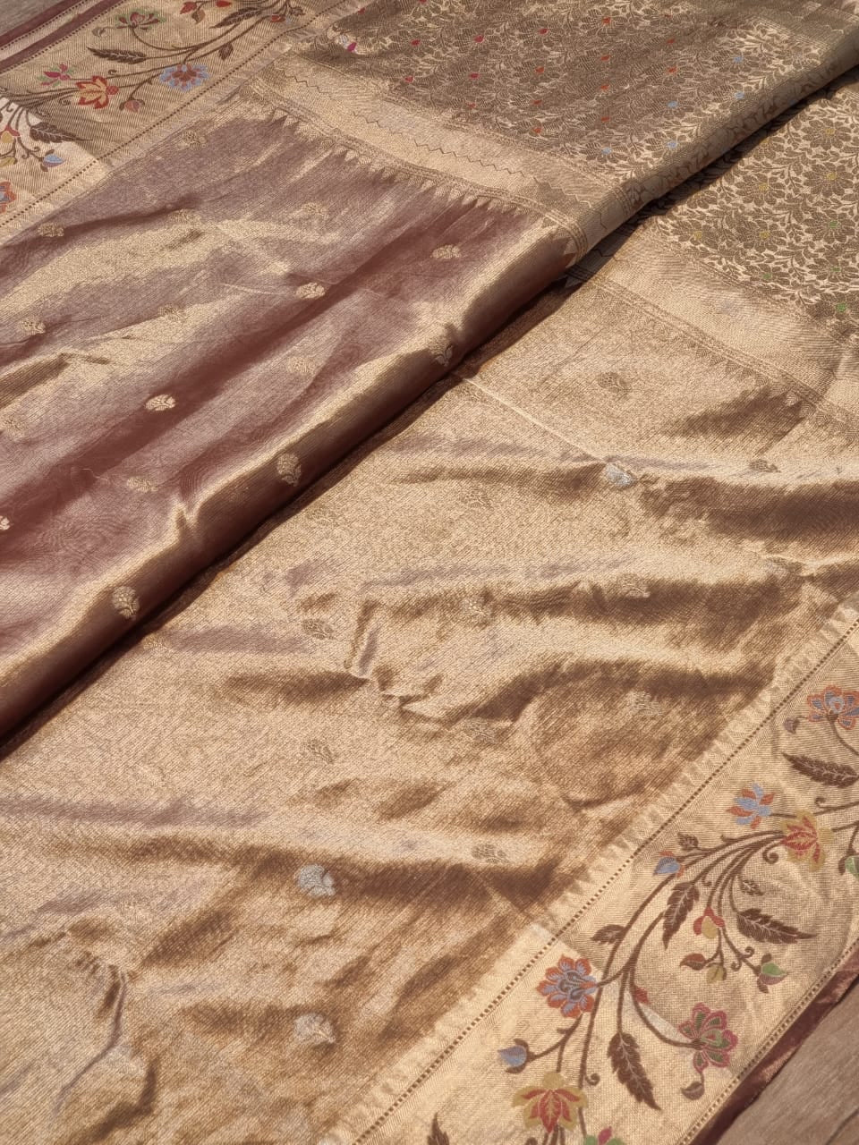 Lavita organza double tissue sarees