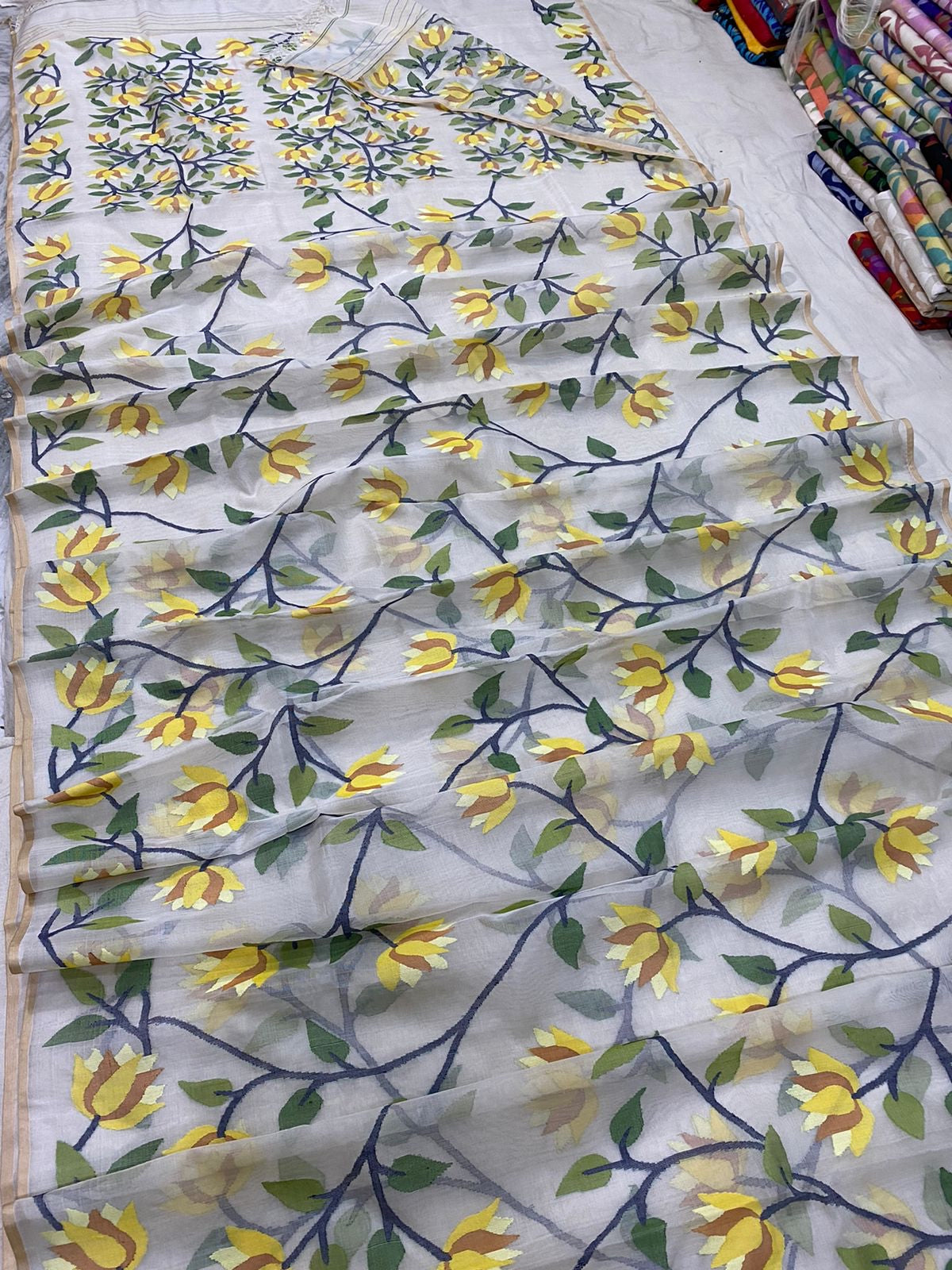 Balma tantuj Muslim jamdani saree