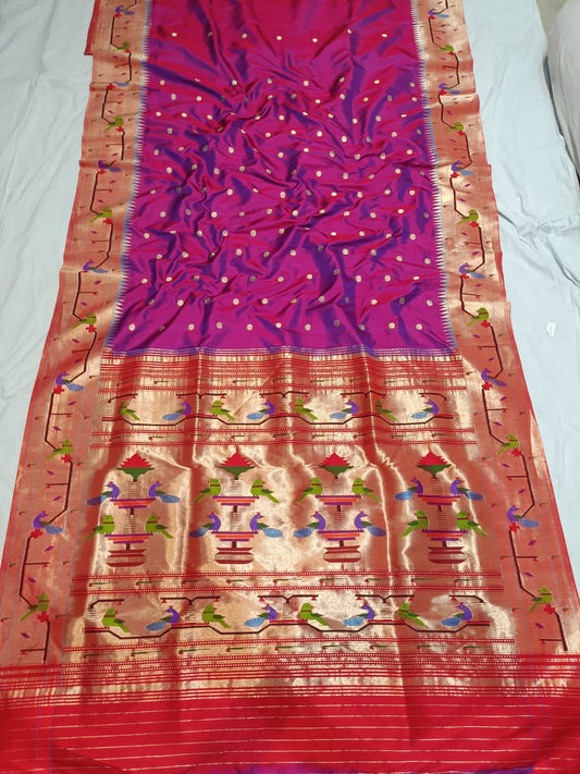 Ramnisha silk paithani Saree