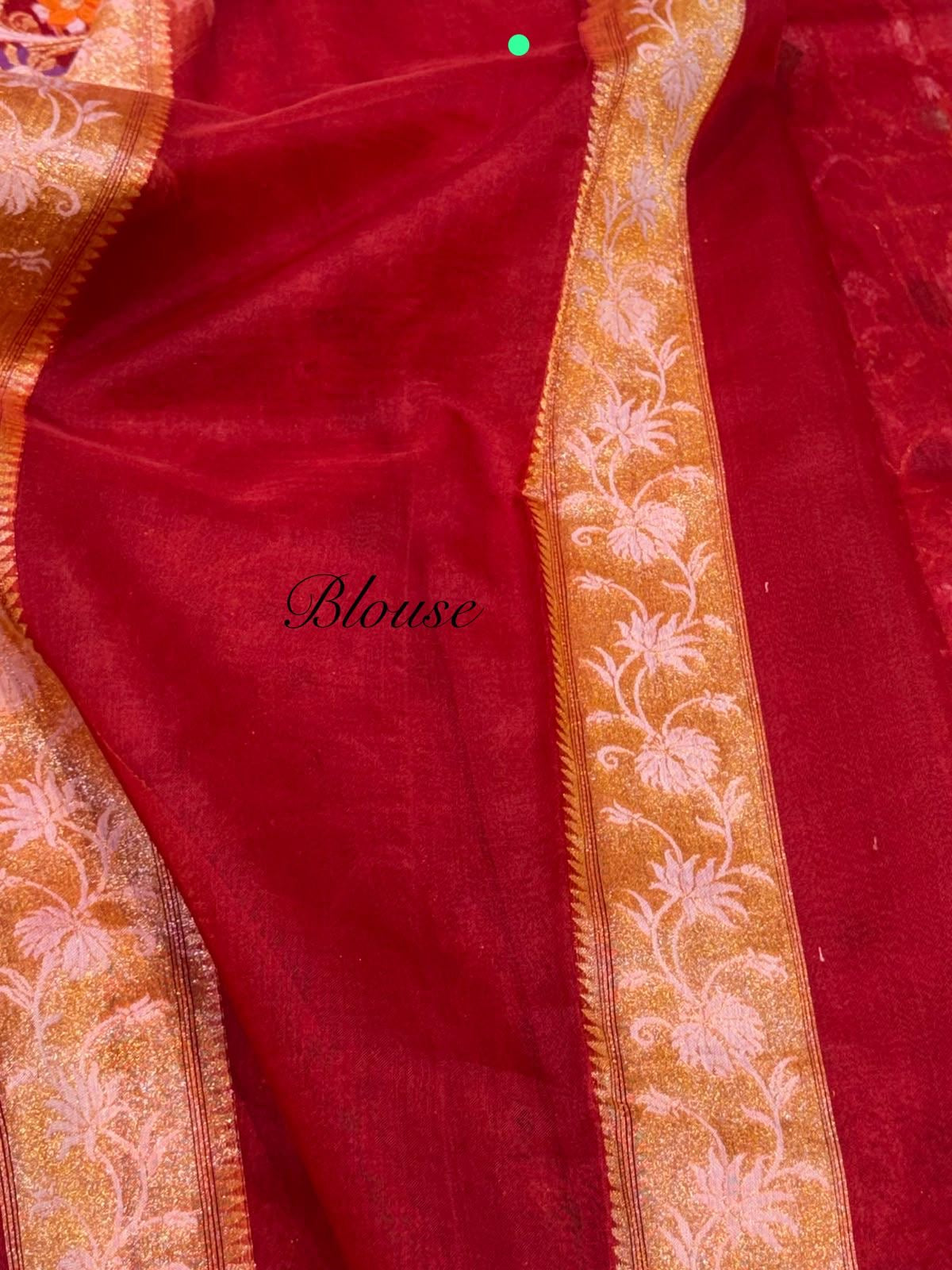 Handmade kora saree jamdani tilfi saree Indian sari blouse