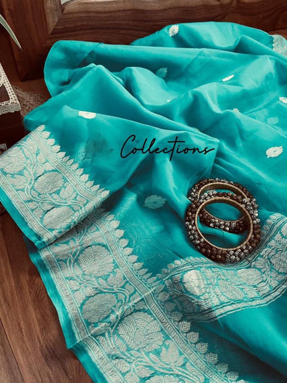 Timara chiffon Banarsi sarees