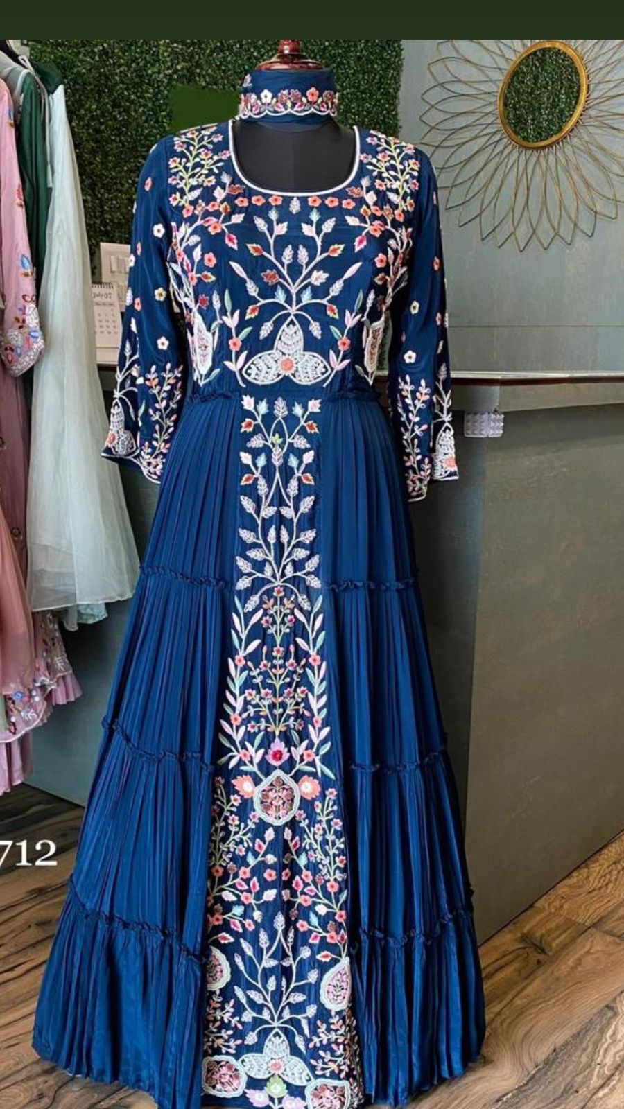 Anamika long indowestern partywear Dress