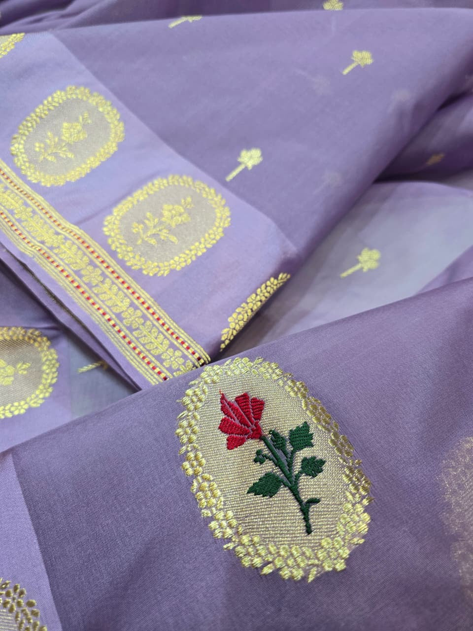 Lavender kora saree Indian sarees traditional sari blouse