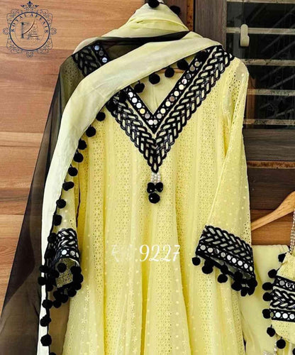 Laknavi georgette Anarkali salwar kameez Indian dress Pakistani dress