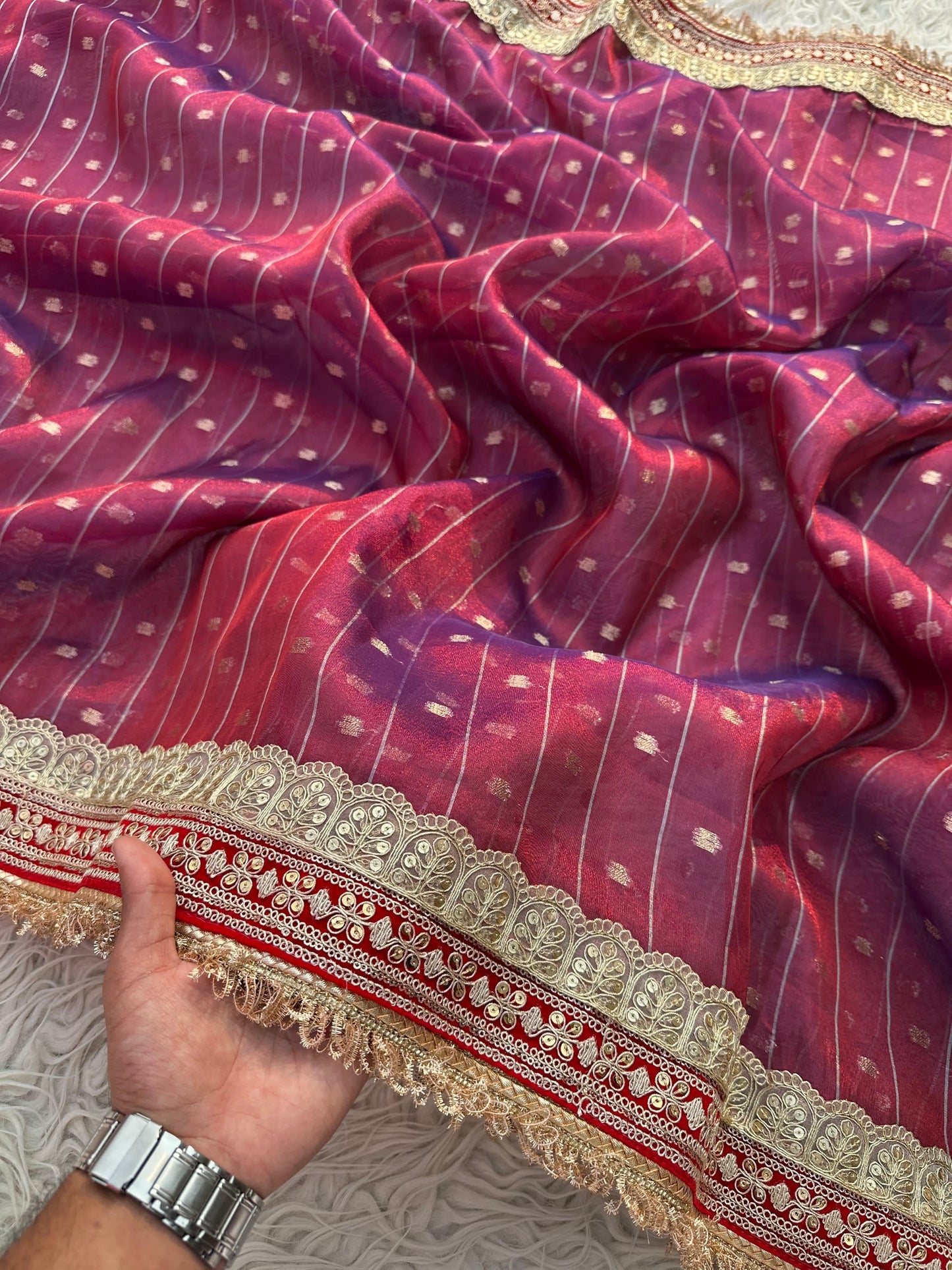 Apsara tissue weaving saree Women sarees blouse