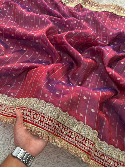 Apsara tissue weaving saree Women sarees blouse