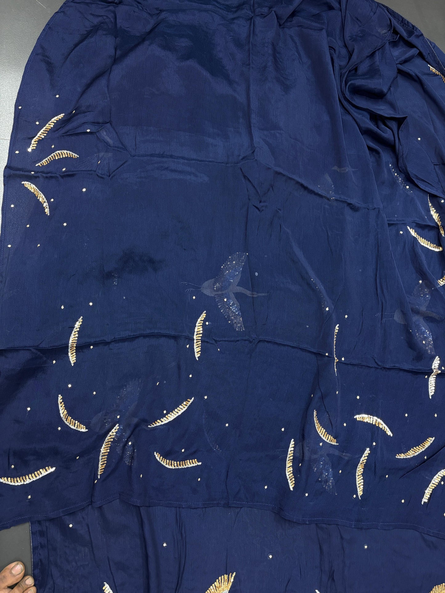 Flamingo inspired saree father saree Partywear sarees blouse