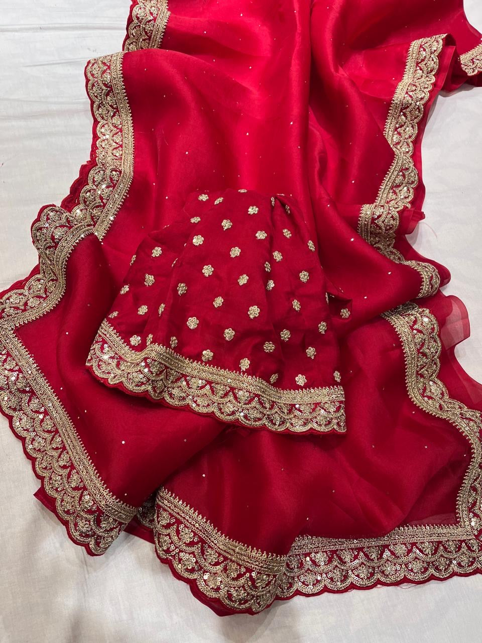 Nomani Organza Saree Indian wear Partywear Sarees