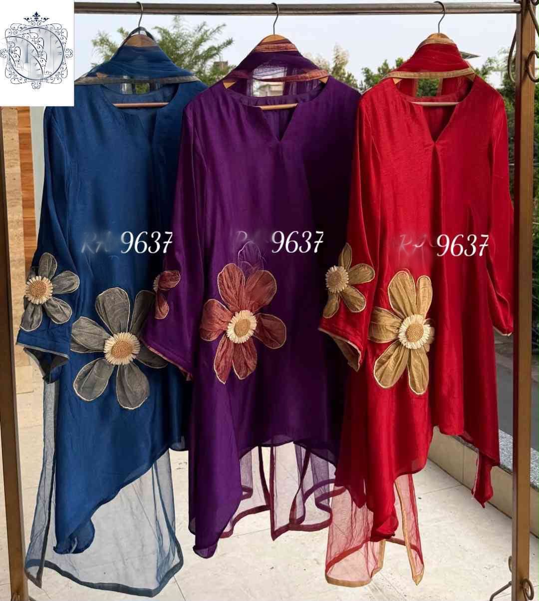 Floral silk stitched designer dress Partywear dress Indian dresses