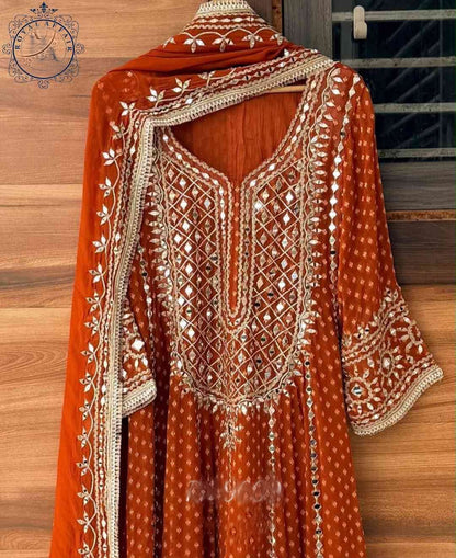 Bridesmaid designer dress Anarkali stitched dresses