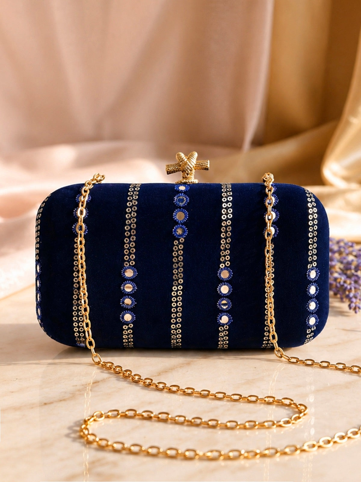 Ethnic sequins purse women purse festive clutches