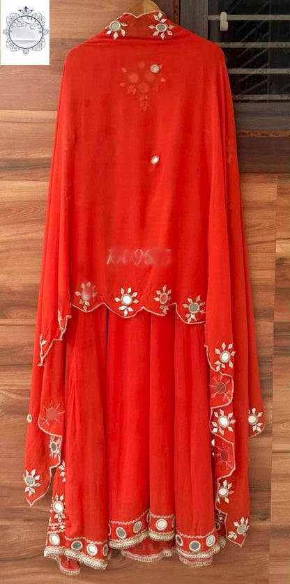 Anarkali dress gorgette stitched salwar suit Indian dresses