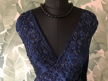 Magnificent saree blue sarees blouse Indian wedding saree Partywear sari