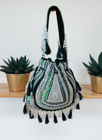 Helena designer potli wedding potli Partywear clutches purse