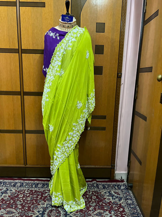 Embroidered Saree women saree Indian sari