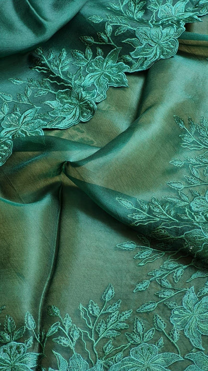 Anikashi Organza Saree Partywear saree blouse