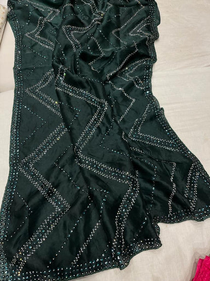 Ivisha sequence Organza Saree partywear sari