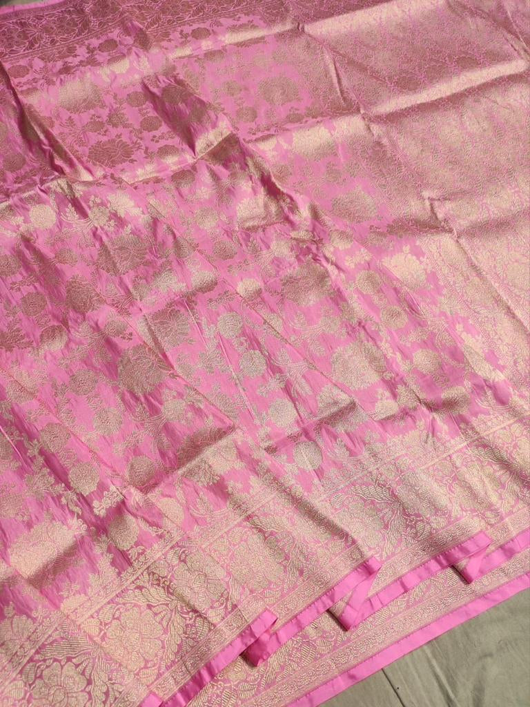 Kiasha Banarsi handloom Katan silk saree