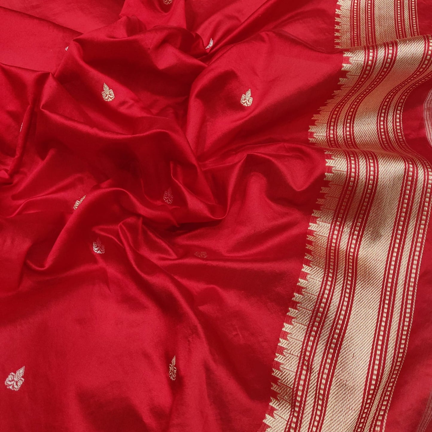 Marima kora silk saree handwoven saree Zari booties sarees blouse women clothing