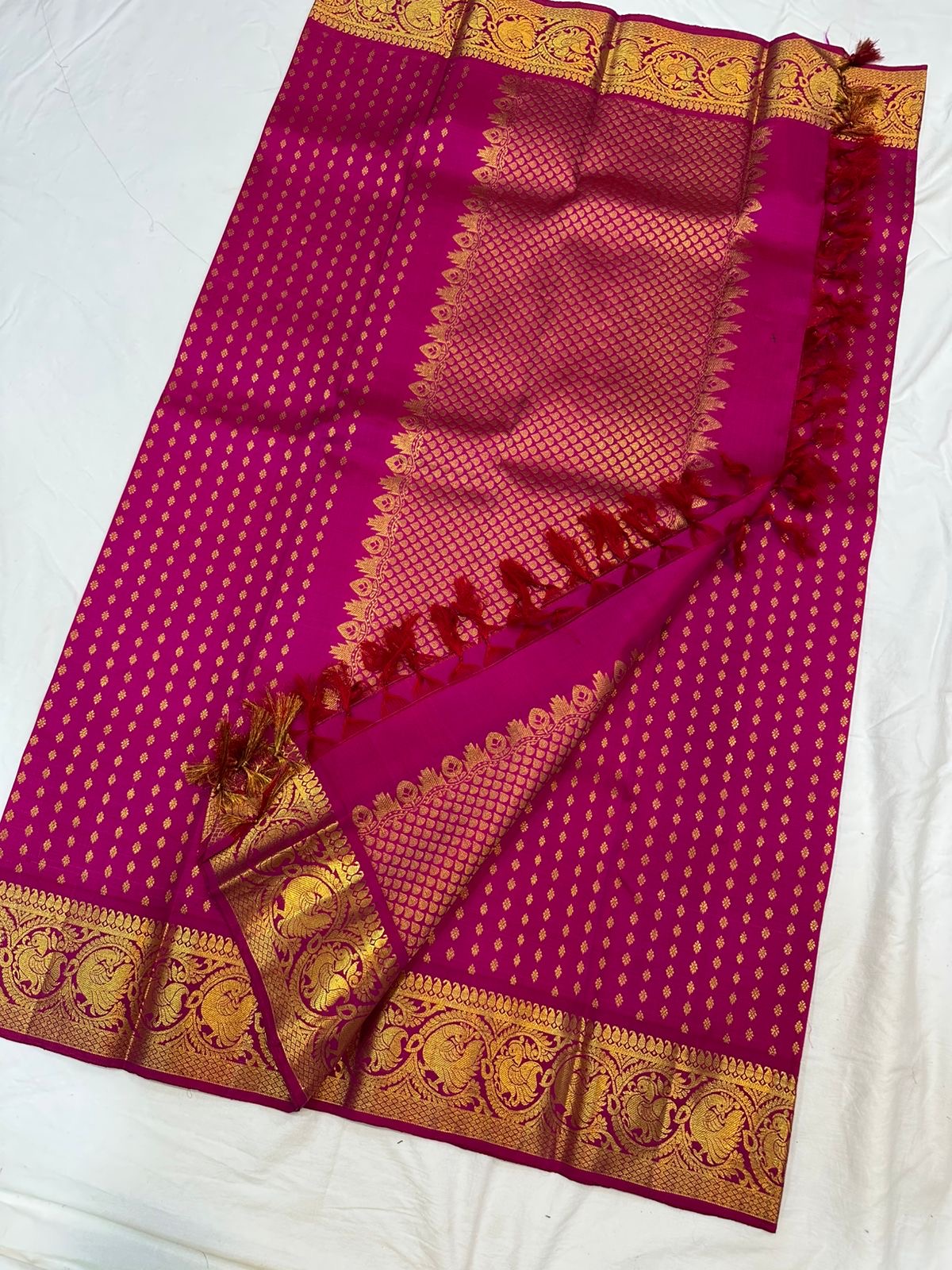 Kanjeevaram dupatta silk dupatta Indian dupatta