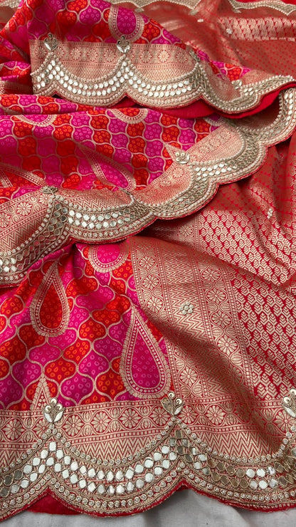 Renuka Banarsi Weaving Saree Munga silk saree