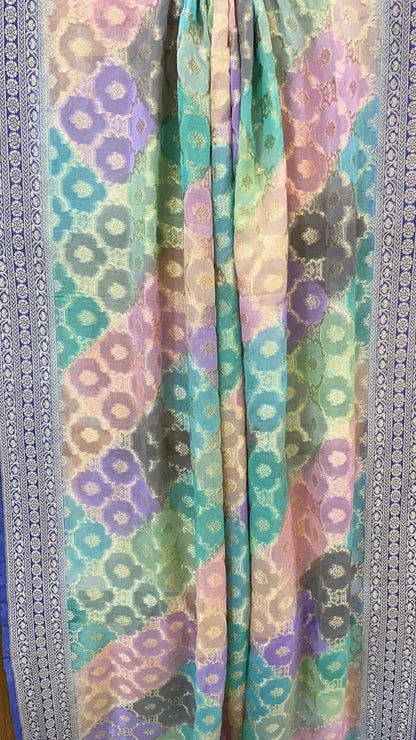 Raima khaddi Indian Gorgette Dupatta