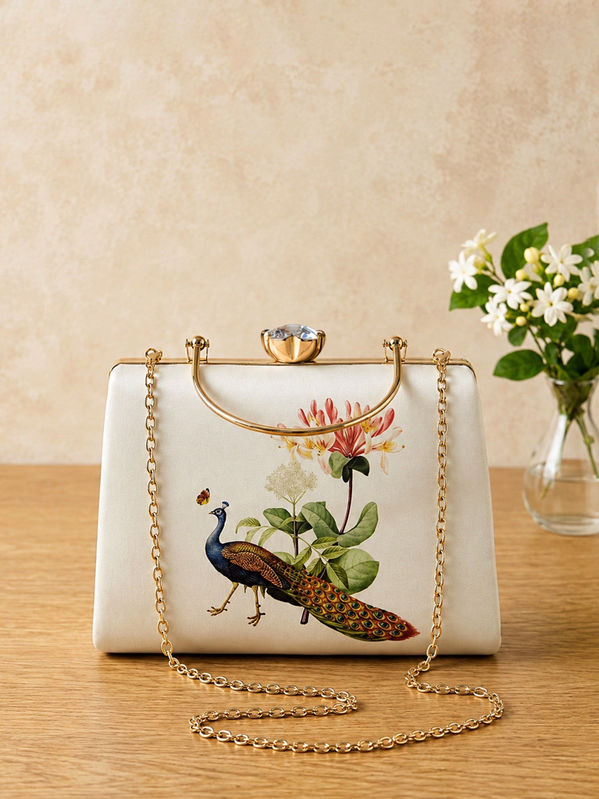 Designer clutch printed clutch Partywear purse