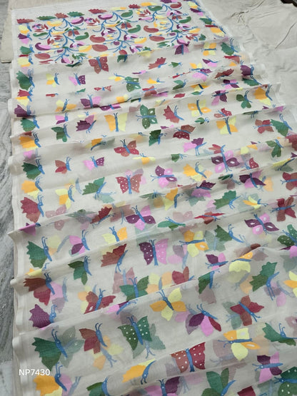 Mohisha tantuj saree floral sari blouse Indian sarees