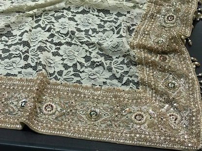 Lace saree wedding sari women sarees with readymade blouse
