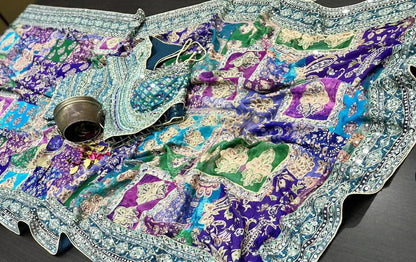 Handmade  saree Indian sarees blouse traditional sari