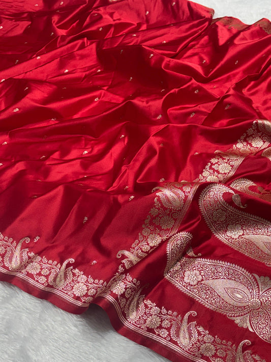 Mashru Katan silk saree Indian sari blouse wedding sarees