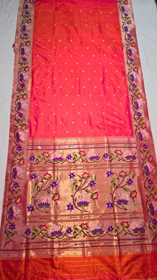 Umrao Paithani Pure Silk Saree Indian Wedding Traditional Sarees