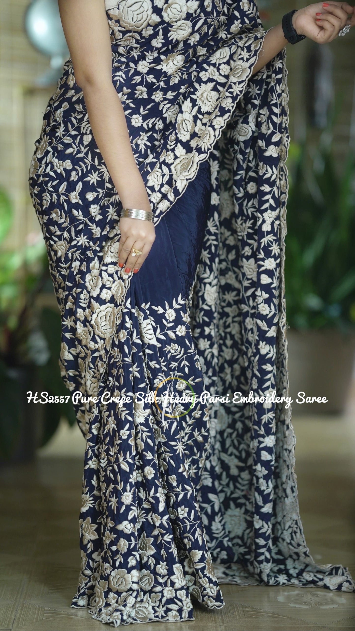 Royal Parsi Exquisite Beautiful Saree