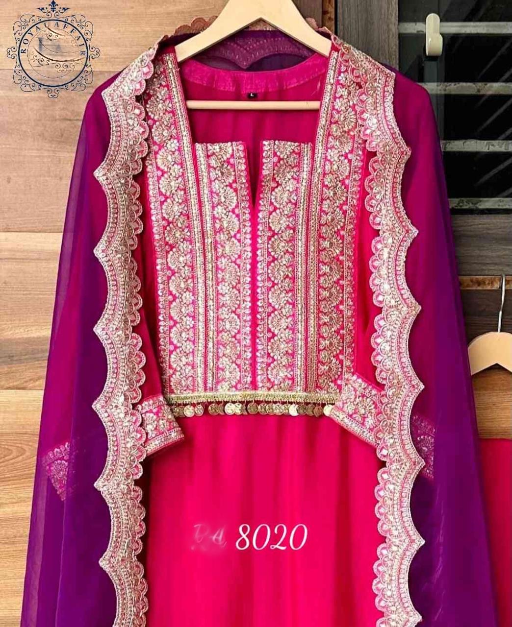 Rehmana silk suit Indian Salwar kameez Pakistani traditional dress