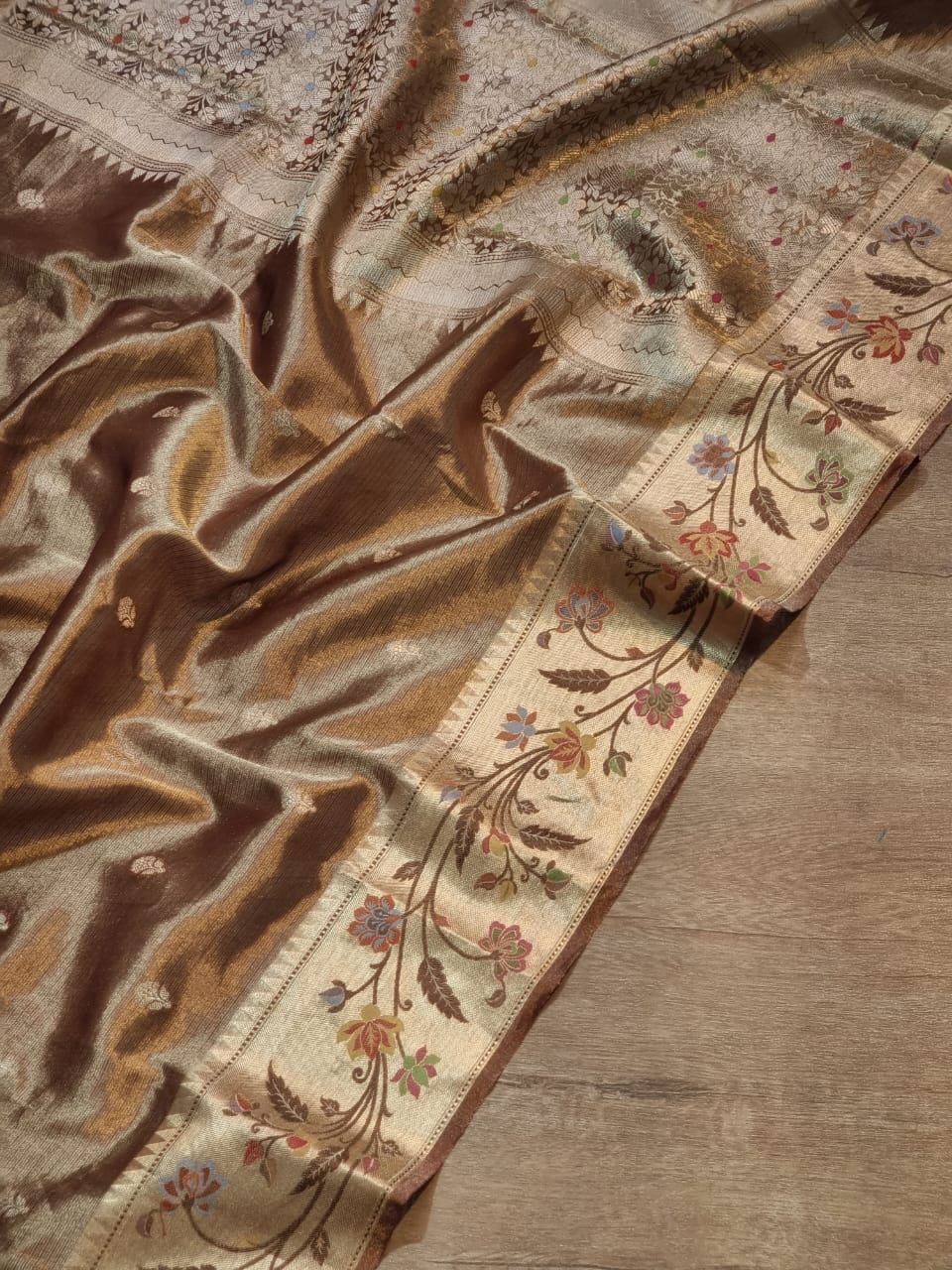 Lavita organza double tissue sarees