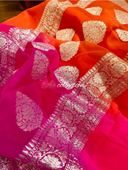 Lavashi chiffon saree,,,,Banarsi sari