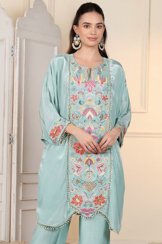Women kaftan cord set Partywear cord set