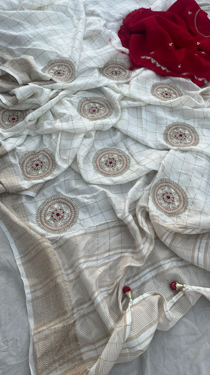 Livita munga weaving Banarsi saree Indian sari