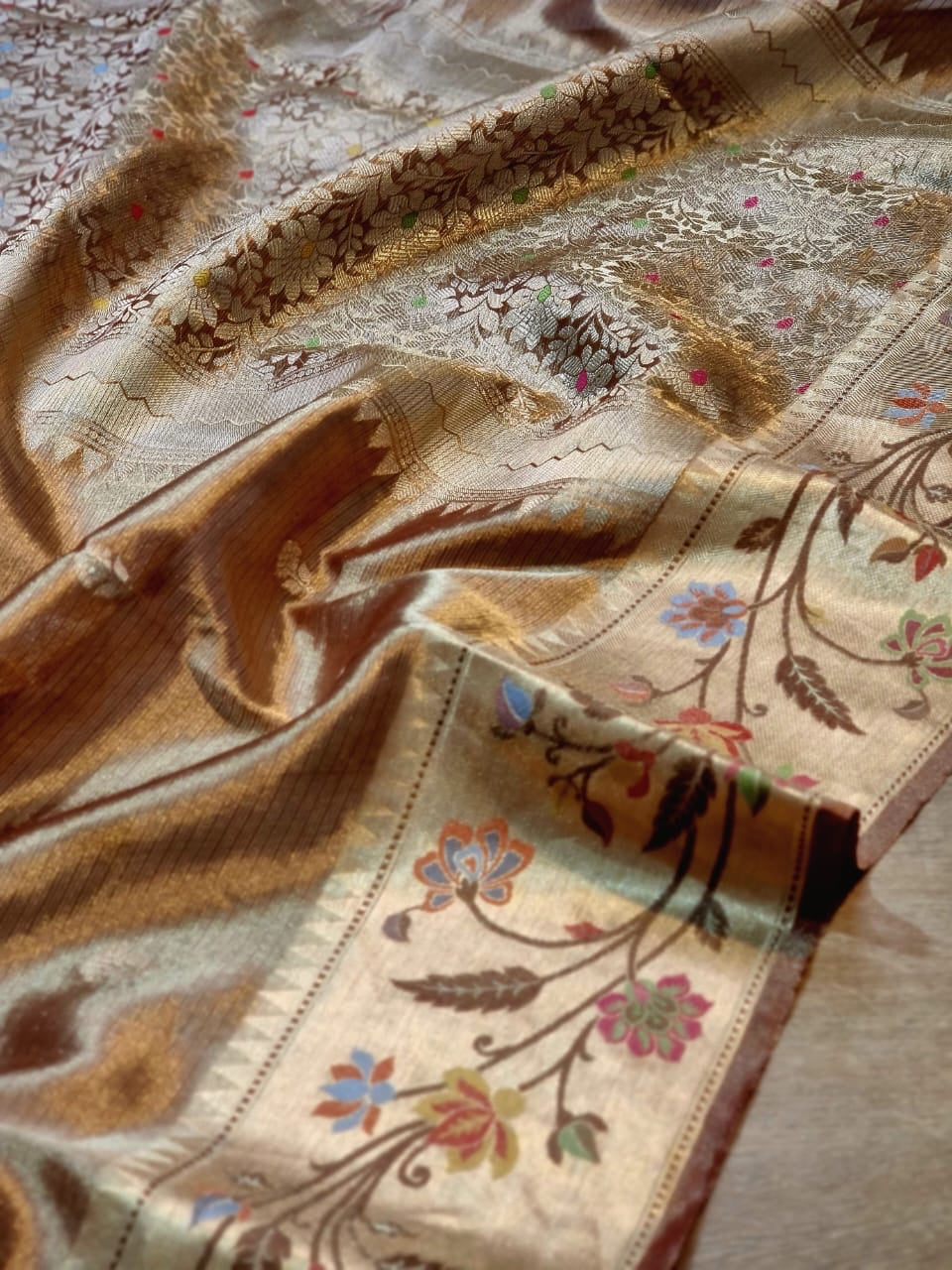 Lavita organza double tissue sarees