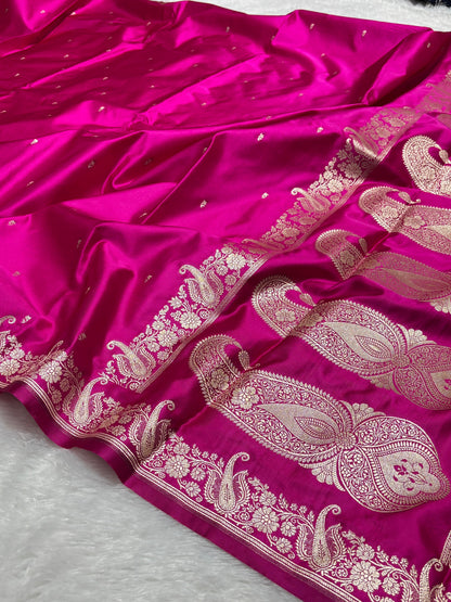 Mashru Katan silk saree Indian sari blouse wedding sarees