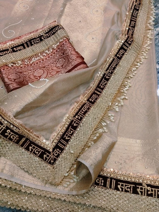 Sobhagyavati inspired saree soft silk saree traditional saree wedding sari