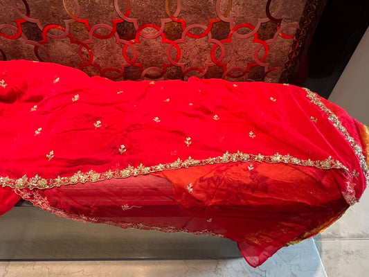 Red saree bridal saree Indian sarees
