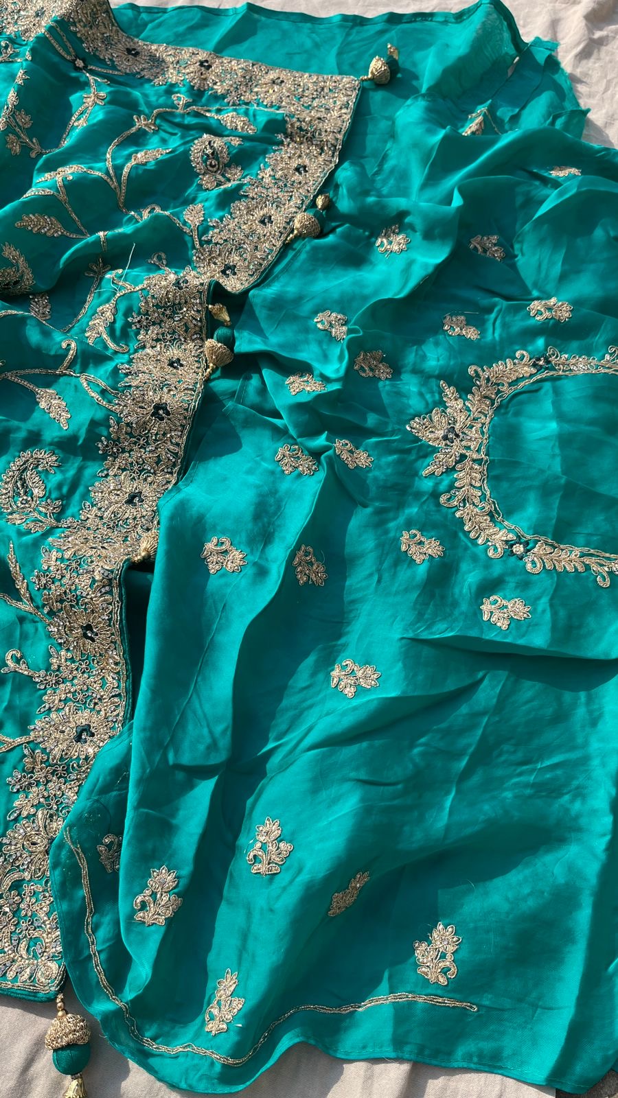 Wedding Gajji silk saree bridal saree