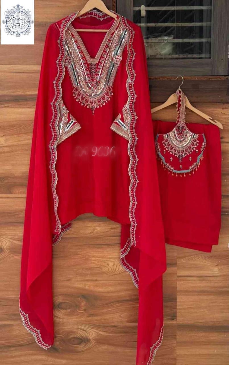 Silk stitched designer dress handmade designer stitched dresses Indian dress