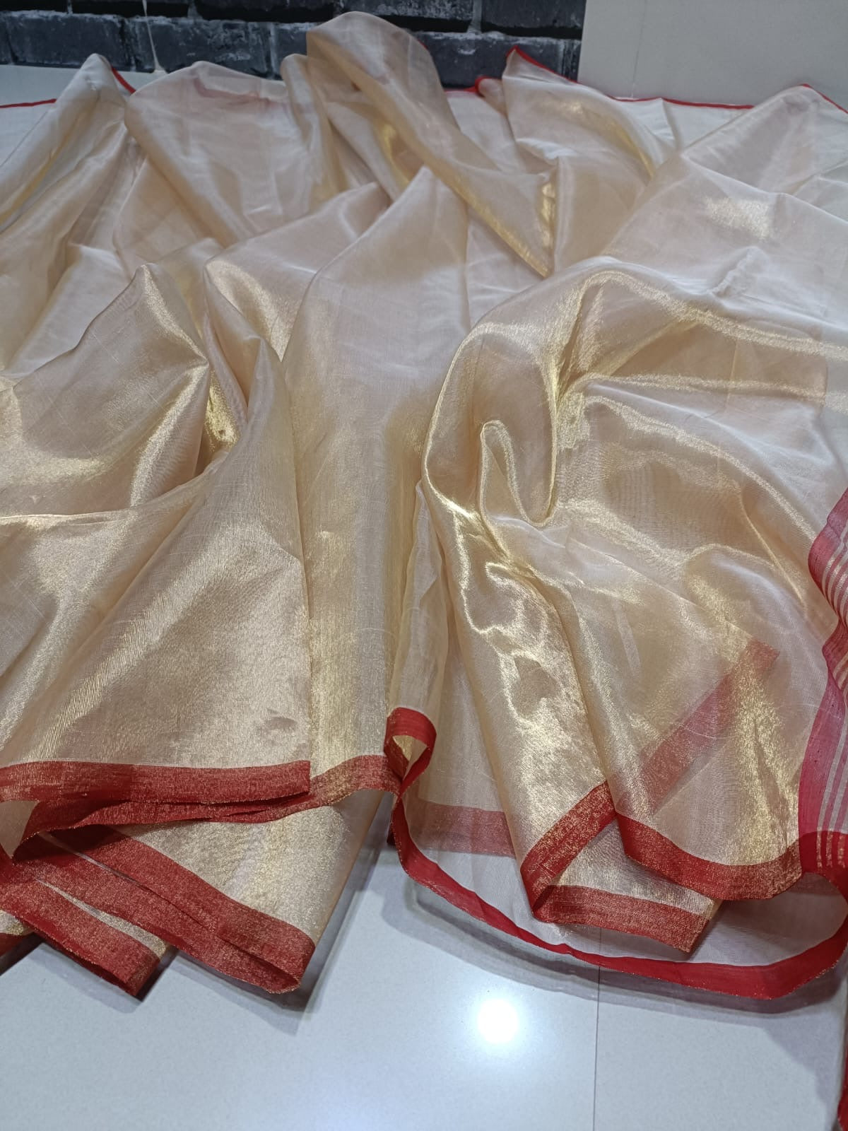 Handloom Chanderi Saree Bengal sari Indian sarees blouse