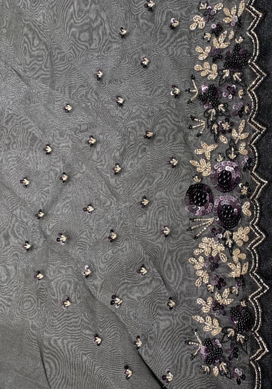 Venish Organza Saree Partywear sarees blouse