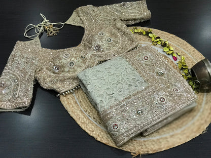 Lace saree wedding sari women sarees with readymade blouse
