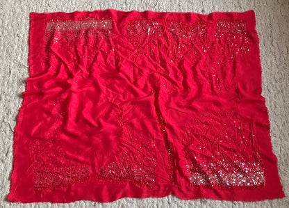 Shaded premium saree gorgette silk sarees blouse Indian Partywear sari